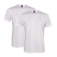Living Crafts Herren Basic T-Shirts aus Baumwolle im Doppelpack Living Crafts Herren Basic T-Shirts aus Baumwolle im Doppelpack