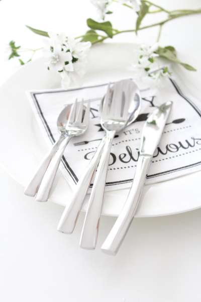 Nickelfreies Besteck Vermont: Poliert und rostfrei