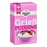 Grießpudding glutenfrei mit Bourbon Vanille, Reismehl & Reisgries Grießpudding glutenfrei mit Bourbon Vanille, Reismehl & Reisgries