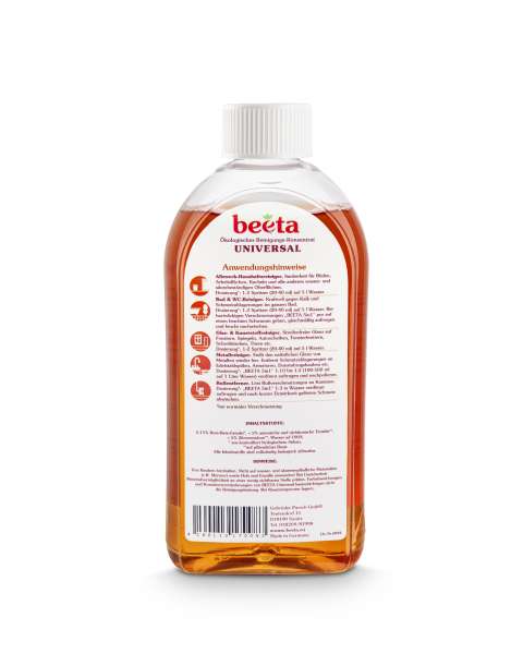 Beeta Allzweckreiniger 5-in-1 für den Haushalt mit Bio Rote Beete