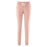 Living Crafts Relax-Hose: Jogginghose Damen rosa, grün & beige Living Crafts Relax-Hose: Jogginghose Damen rosa, grün & beige