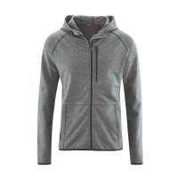 Living Crafts Sweatjacke grau Herren mit Kapuze für Freizeit und Sport Living Crafts Sweatjacke grau Herren mit Kapuze für Freizeit und Sport