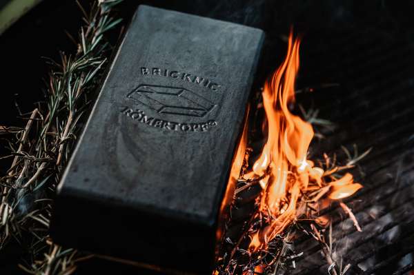 Römertopf Brick BBQ Kochstein - Black Edition