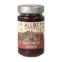 Allos Frucht Pur - Sauerkirsch Fruchtaufstrich - Bio & Vegan Allos Frucht Pur - Sauerkirsch Fruchtaufstrich - Bio & Vegan
