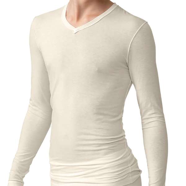 Benevit Herrenshirt langarm: langes Unterhemd mit Zink-Fasern Benevit Herrenshirt langarm: langes Unterhemd mit Zink-Fasern