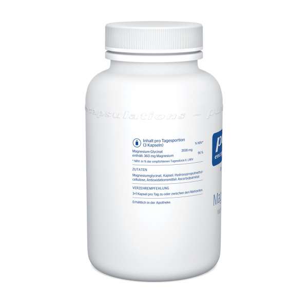 Magnesiumglycinat von PURE Encapsulations: 90 Kapseln