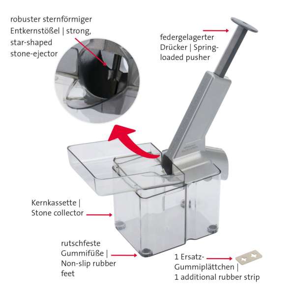 Westmark Kirschomat - Kirschkernentferner für Genießer