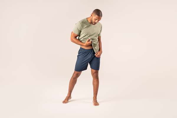 Natürlich schlafen im Living Crafts Herren Sommer-Schlafanzug