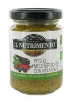 Pesto Mediterraneo - Bio Auberginenpesto von Il Nutrimento Pesto Mediterraneo - Bio Auberginenpesto von Il Nutrimento