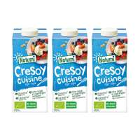 Natumi CreSoy Sojasahne aufschlagbar & cremig wie Sahne, 3er Spar Pack