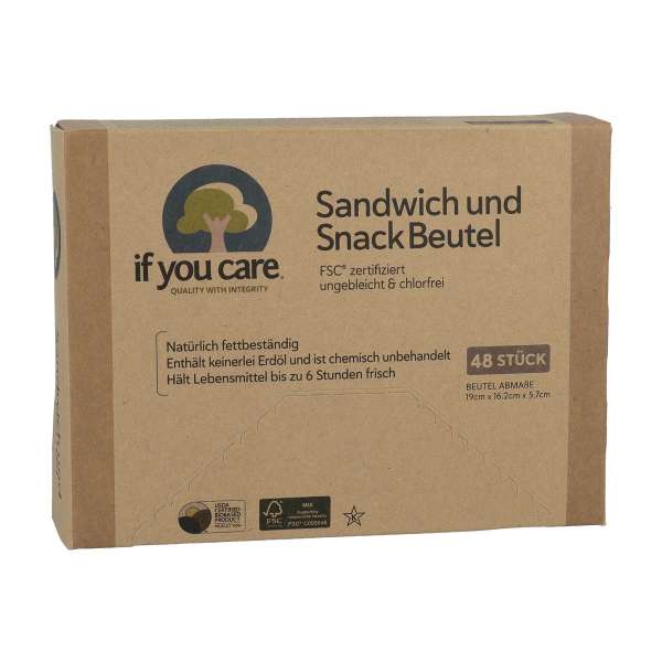 Butterbrotpapiertüten kaufen von If you care ohne Beschichtung Butterbrotpapiertüten kaufen von If you care ohne Beschichtung