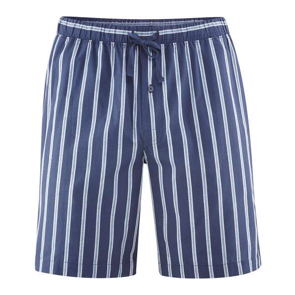 Edle Herren Schlafshorts aus 100 % Bio-Baumwolle Edle Herren Schlafshorts aus 100 % Bio-Baumwolle