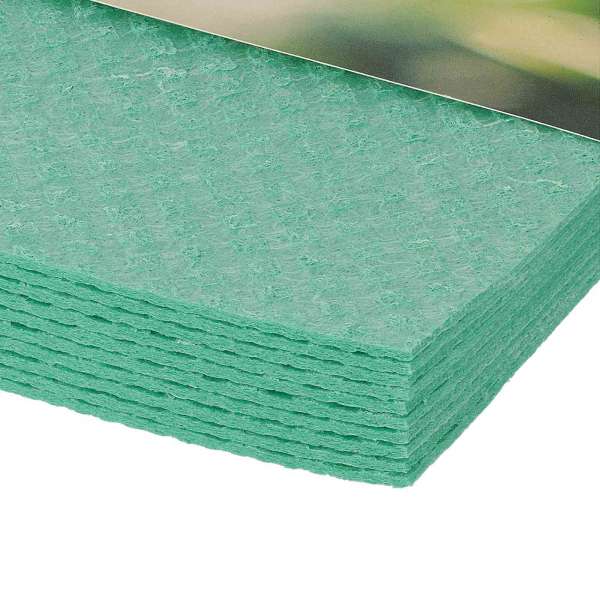 Öko Schwammtücher ohne Plastik im 10 er Pack - extra saugstark