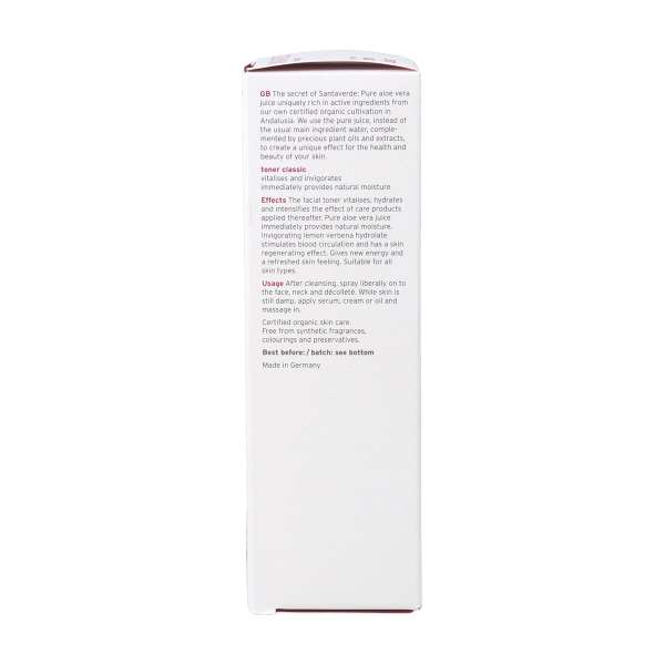 Santaverde Aloe Vera Spray: Toner Classic - Gesichtspflege