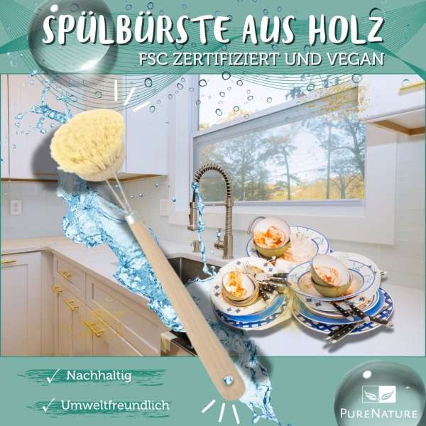 PureNature Spülbürste Ø 50 mm
