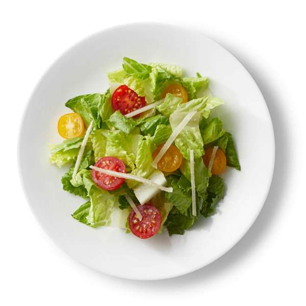 Kleiner Speiseteller weiß mit Wellenrand