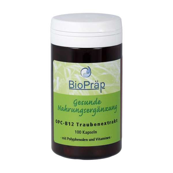 Traubenkernextrakt OPC + B12 mit Vitamin C