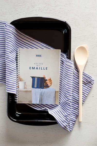 Riess Auflaufform aus Emaille in mehreren Größen-Varianten