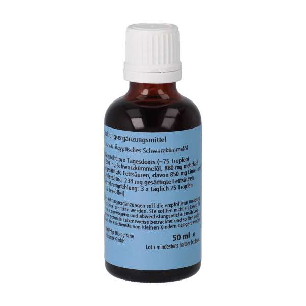 BioPräp Schwarzkümmelöl aus Ägypten, kaltgepresst