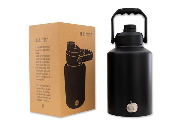 Pure & green Thermosbehälter 1,9 Liter aus Edelstahl