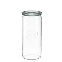 WECK Zylinderglas 975 ml mit Glasdeckel – 6 Stück