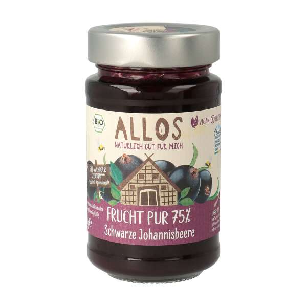 Allos Frucht Pur Schwarze Johannisbeere Fruchtaufstrich kaufen Allos Frucht Pur Schwarze Johannisbeere Fruchtaufstrich kaufen