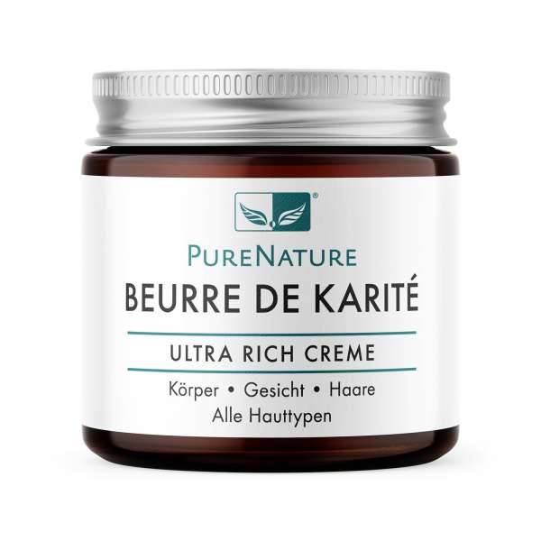 Karité Butter von PureNature - pflegende Hautcreme für Gesicht & Körper Karité Butter von PureNature - pflegende Hautcreme für Gesicht & Körper