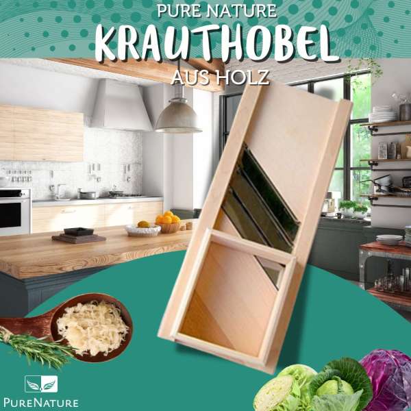 Krauthobel 40x15 cm: schöner Krauthobel Holz