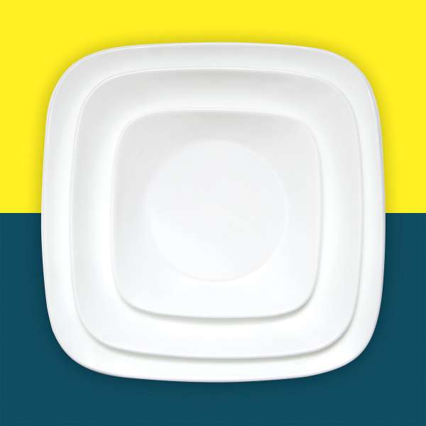 Corelle Speiseteller pure white: ideal als Campinggeschirr