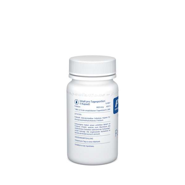 PURE Folsäure, 60 Kapseln