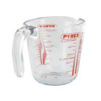 Pyrex Messbecher Glas 500 ml mit Henkel - dickwandig und robust Pyrex Messbecher Glas 500 ml mit Henkel - dickwandig und robust