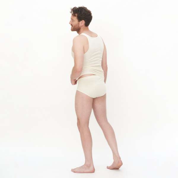 Living Crafts Herren Slip Julius aus Bio-Baumwolle mit Eingriff