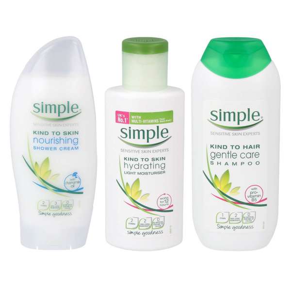 Kosmetik-Probierset Simple Kosmetik-Probierset Simple