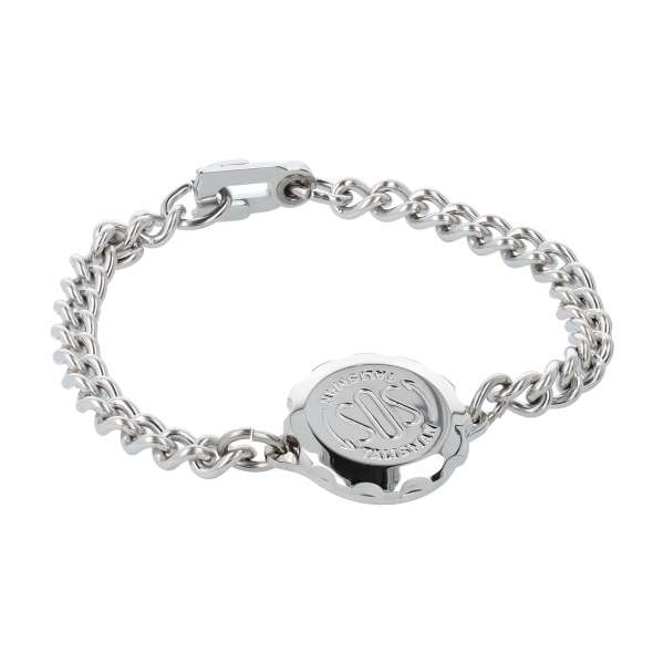 SOS-Kapsel mit grobem Edelstahlarmband - Notfallarmband SOS-Kapsel mit grobem Edelstahlarmband - Notfallarmband