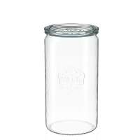 WECK Zylinderglas 1450 ml mit Glasdeckel – 6 Stück