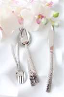 Vorschau: Besteckset Madison 30 Teile aus gehämmertem Edelstahl Vorschau: Besteckset Madison 30 Teile aus gehämmertem Edelstahl