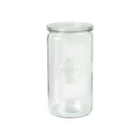 Weck Zylinderglas mit Deckel zum Einkochen von Lebensmitteln Weck Zylinderglas mit Deckel zum Einkochen von Lebensmitteln