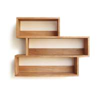 Vorschau: Side by side Teeregal aus massiver, geölter Eiche Vorschau: Side by side Teeregal aus massiver, geölter Eiche