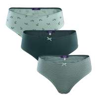 Living Crafts Baumwoll Hipster Damen im günstigen 3er Set Living Crafts Baumwoll Hipster Damen im günstigen 3er Set