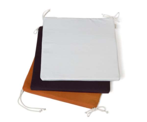 Prolana Sitzkissen 35 x 35cm - Bio-Stuhlpolster mit Halbpanamabezug Prolana Sitzkissen 35 x 35cm - Bio-Stuhlpolster mit Halbpanamabezug