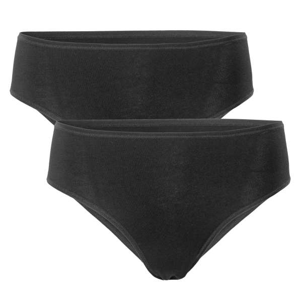 Living Crafts Damen Slip Tarissa aus Bio-Baumwolle, 2er-Pack Living Crafts Damen Slip Tarissa aus Bio-Baumwolle, 2er-Pack