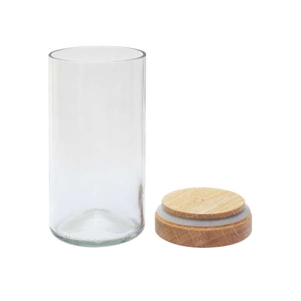 Side by Side - Vorratsglas mit Holzdeckel - für stilvolles Aufbewahren