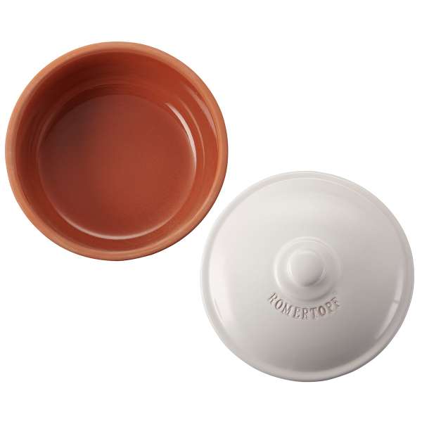 Römertopf Brot Back Topf weiß: idealer Top für Brot backen