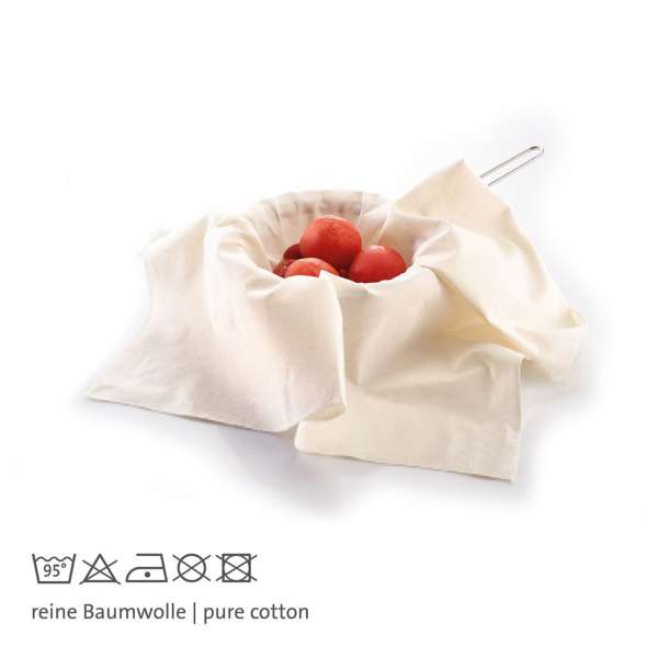 Seih- und Knödeltuch aus Baumwolle für traditionelles Kochen