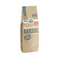 Bio Braunhirsemehl glutenfrei für eine vielseitige Küche Bio Braunhirsemehl glutenfrei für eine vielseitige Küche