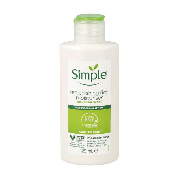 Simple Reichhaltige Feuchtigkeitscreme - Gesicht eincremen