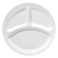 Vorschau: Abteilteller als Servierteller mit 3-facher Unterteilung Vorschau: Abteilteller als Servierteller mit 3-facher Unterteilung