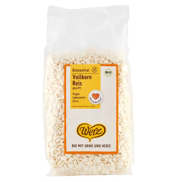 Reis gepufft, ungesüßt und glutenfrei für ein gutes Frühstück Reis gepufft, ungesüßt und glutenfrei für ein gutes Frühstück