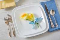 Vorschau: Corelle Speiseteller klein als Glas-Dessertteller in Weiß Vorschau: Corelle Speiseteller klein als Glas-Dessertteller in Weiß