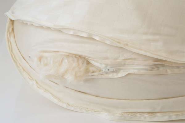 Seitenschläferkissen - Stillkissen: Mit Bio Bezug & Kapok Füllung